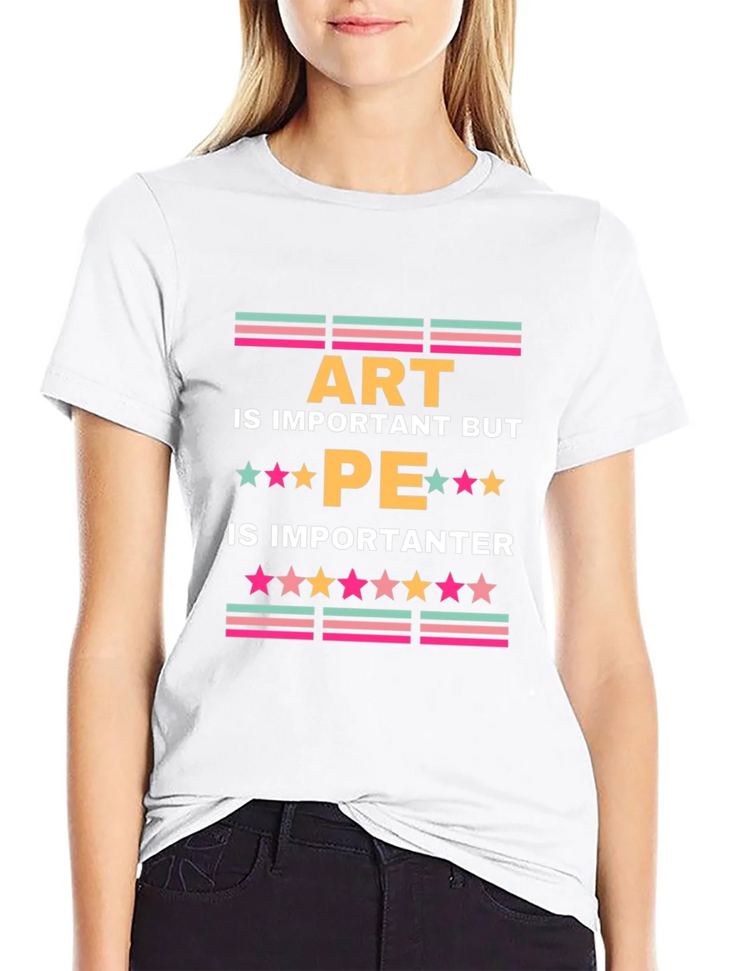 Art is Important But PE is Importanter T-Shirt product image 8