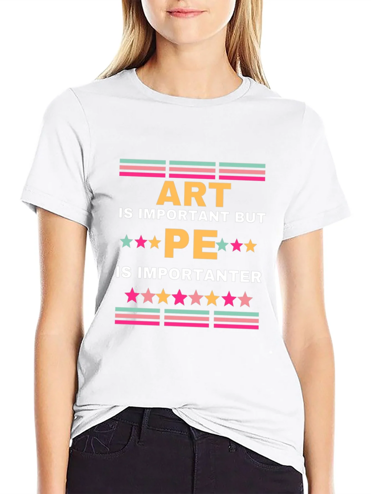 Art is Important But PE is Importanter T-Shirt product image 8