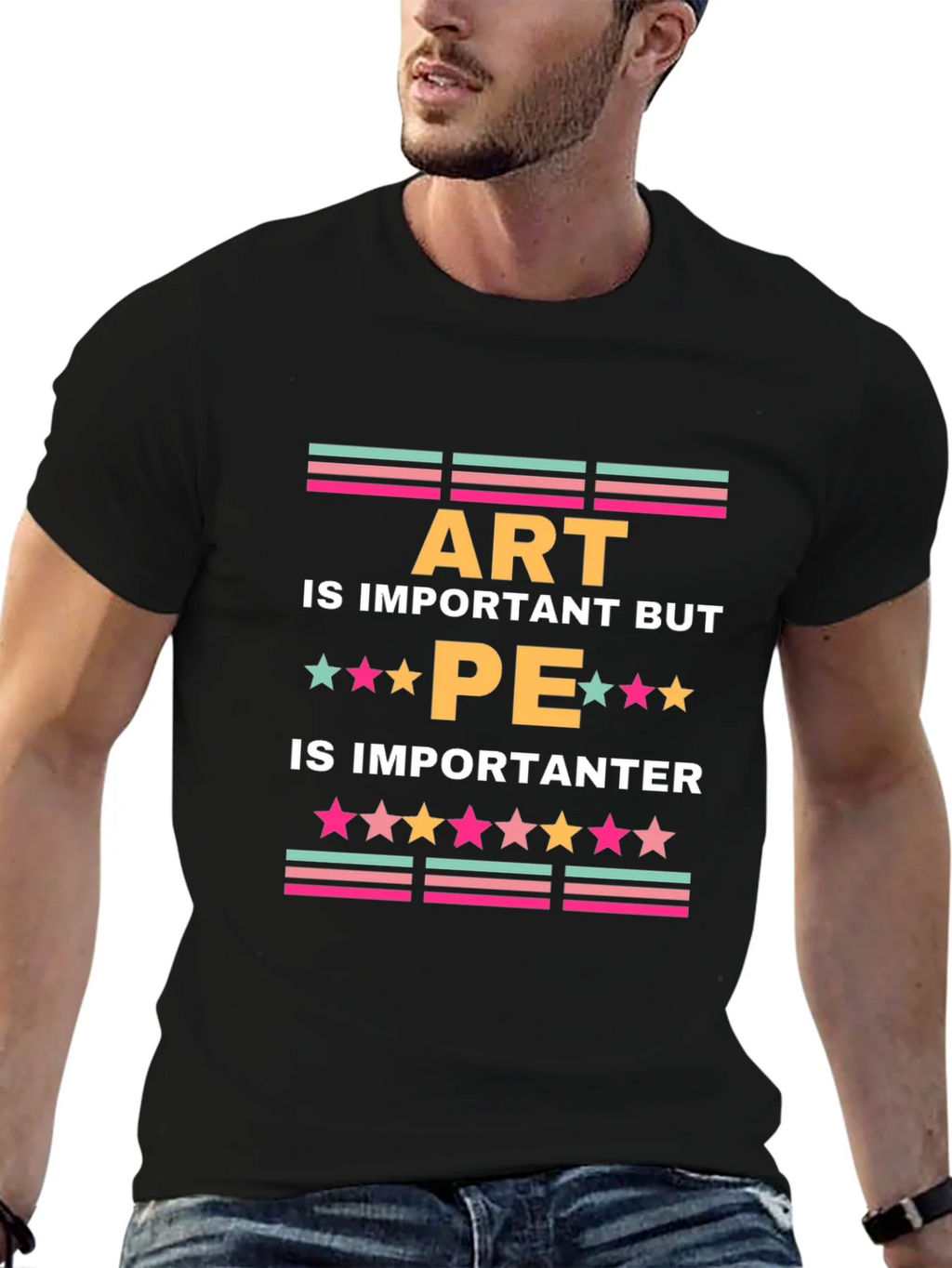 Art is Important But PE is Importanter T-Shirt product image 6