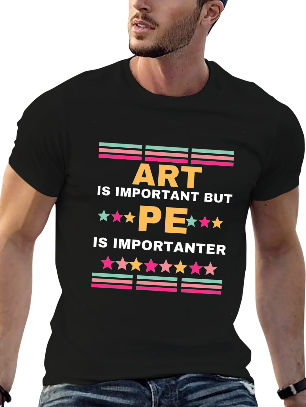Art is Important But PE is Importanter T-Shirt product image 6