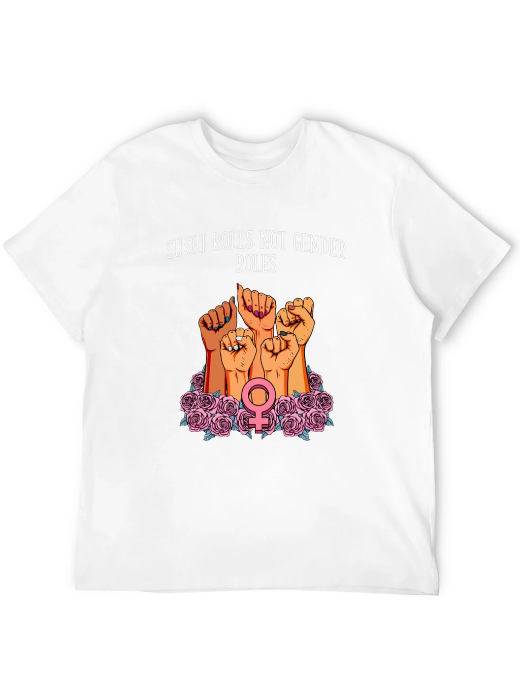 Feminist Sushi Rolls T-Shirt: Gender Equality Tee product image 11