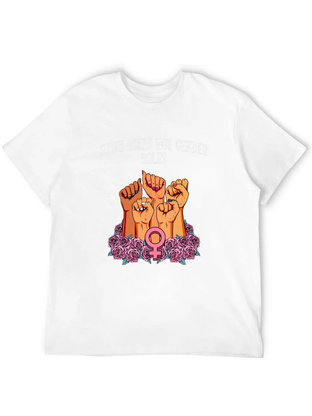 Feminist Sushi Rolls T-Shirt: Gender Equality Tee product image 11