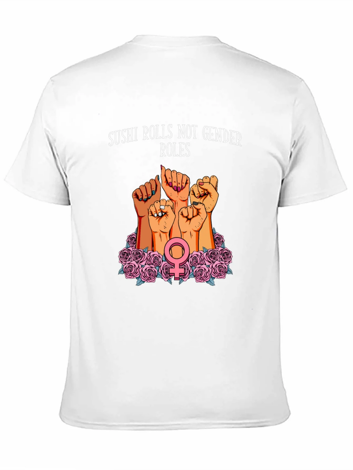 Feminist Sushi Rolls T-Shirt: Gender Equality Tee product image 10