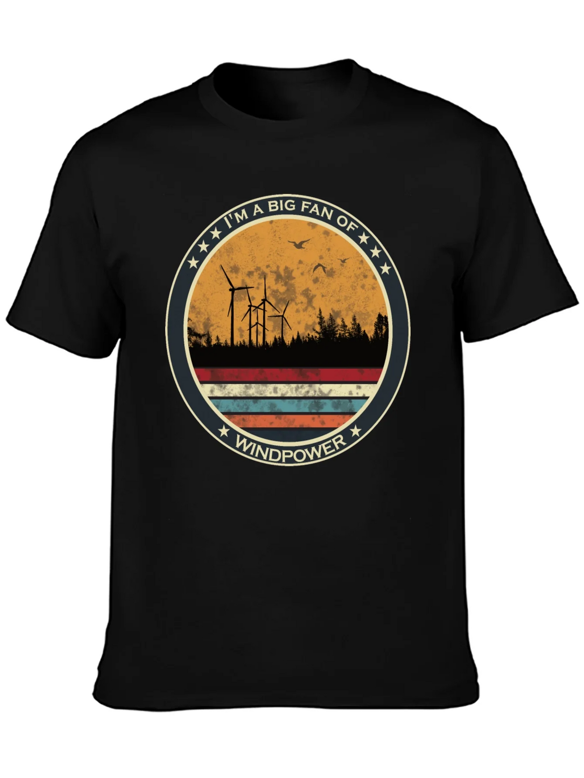 Windpower T-Shirt - Im a Big Fan Windmill Graphic Tee product image 3