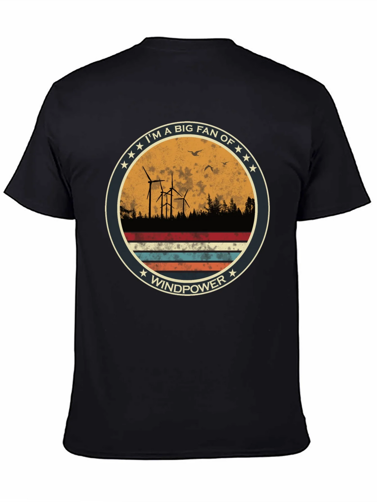 Windpower T-Shirt - Im a Big Fan Windmill Graphic Tee product image 4