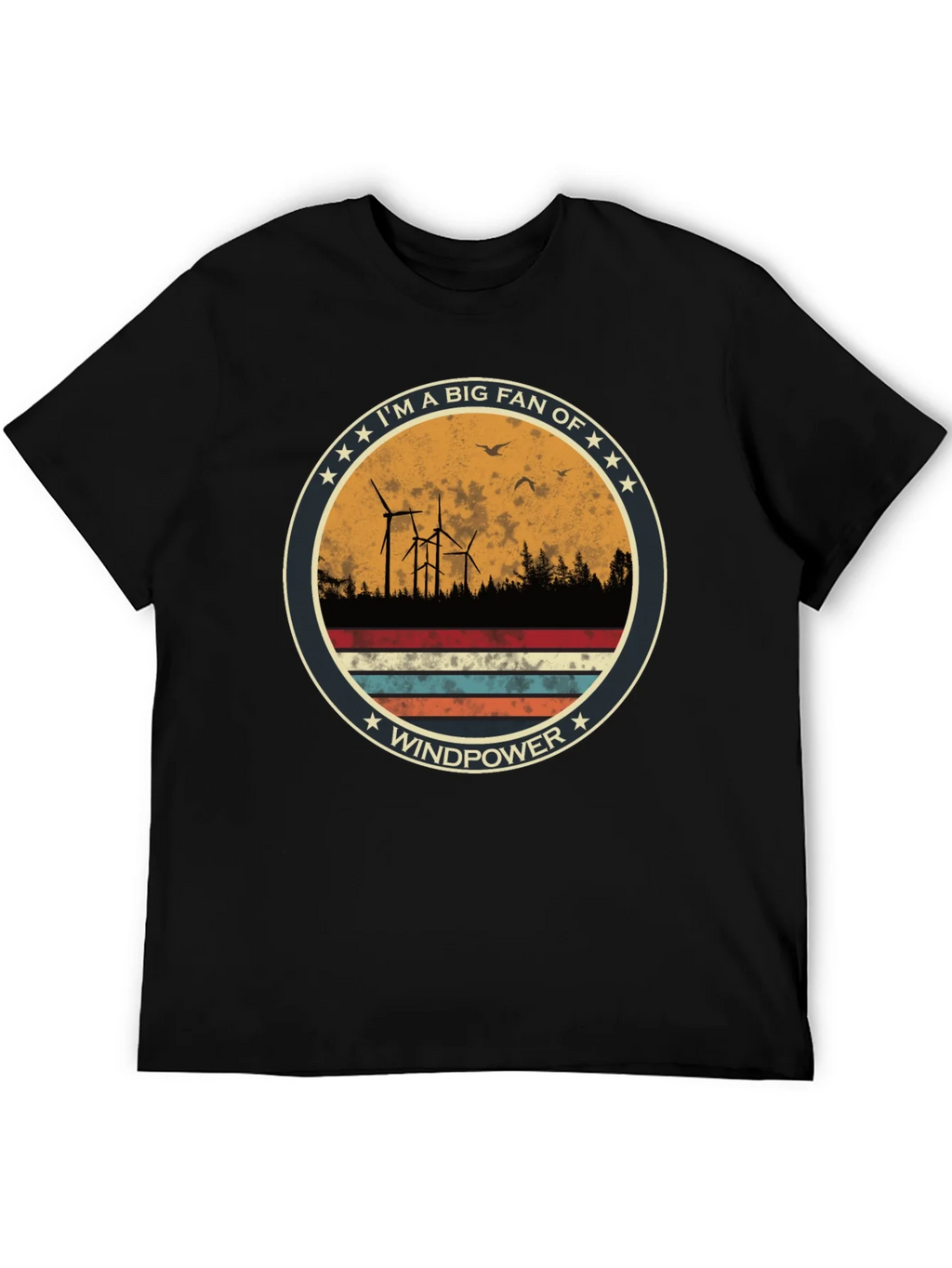 Windpower T-Shirt - Im a Big Fan Windmill Graphic Tee product image 5