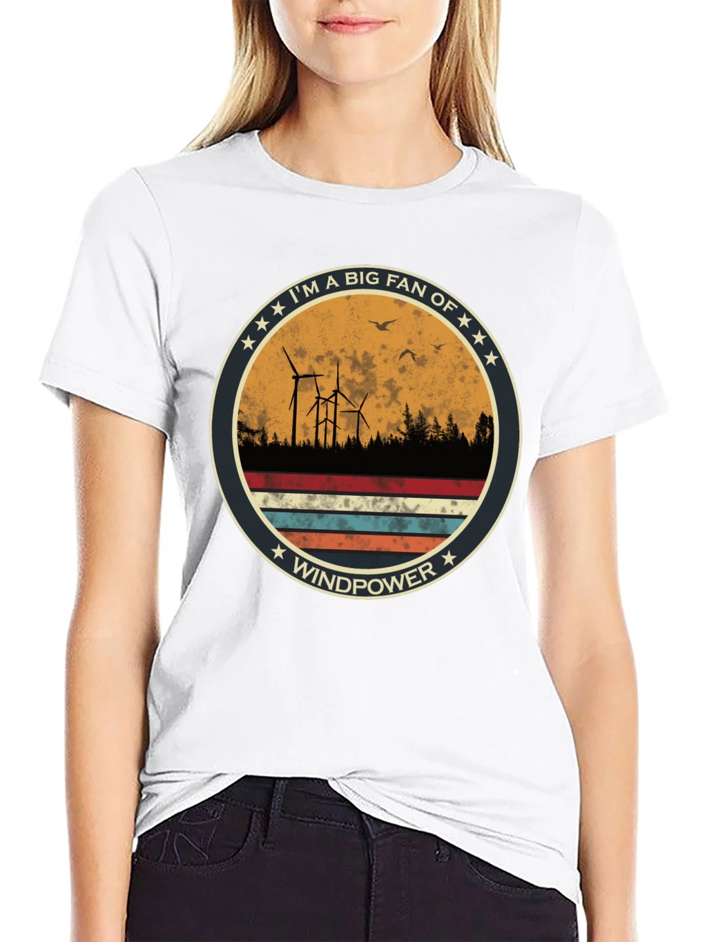 Windpower T-Shirt - Im a Big Fan Windmill Graphic Tee product image 8