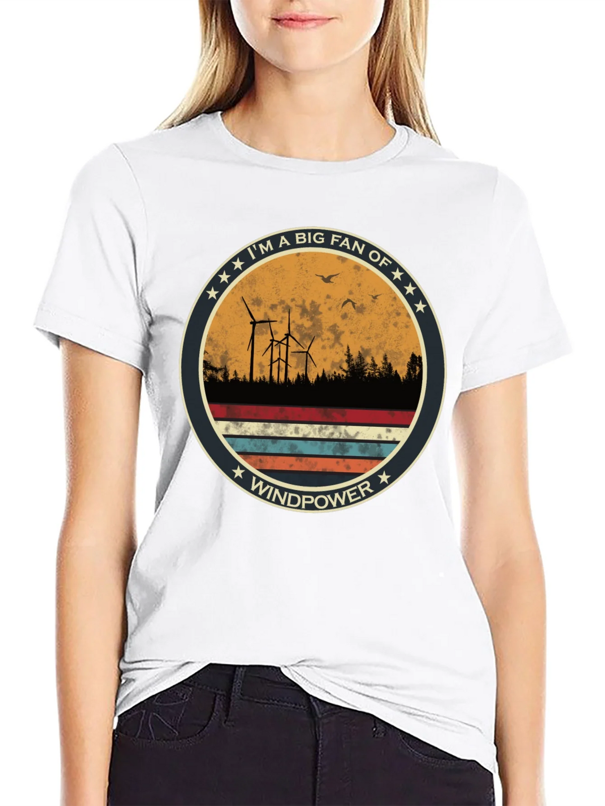 Windpower T-Shirt - Im a Big Fan Windmill Graphic Tee product image 8