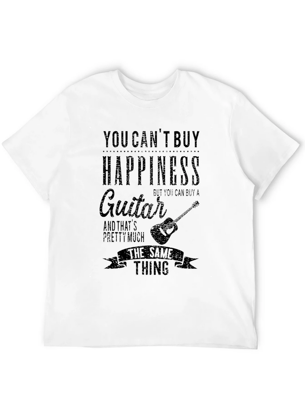 Guitar Happiness Graphic T-Shirt - Music Lover Tee product image 7