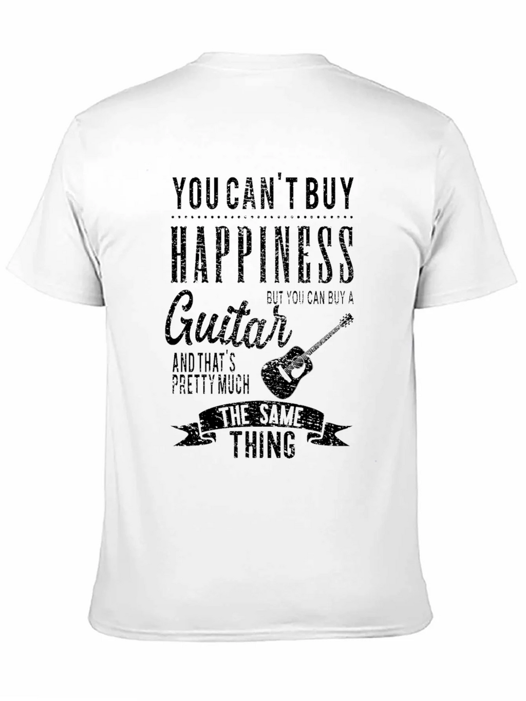 Guitar Happiness Graphic T-Shirt - Music Lover Tee product image 6