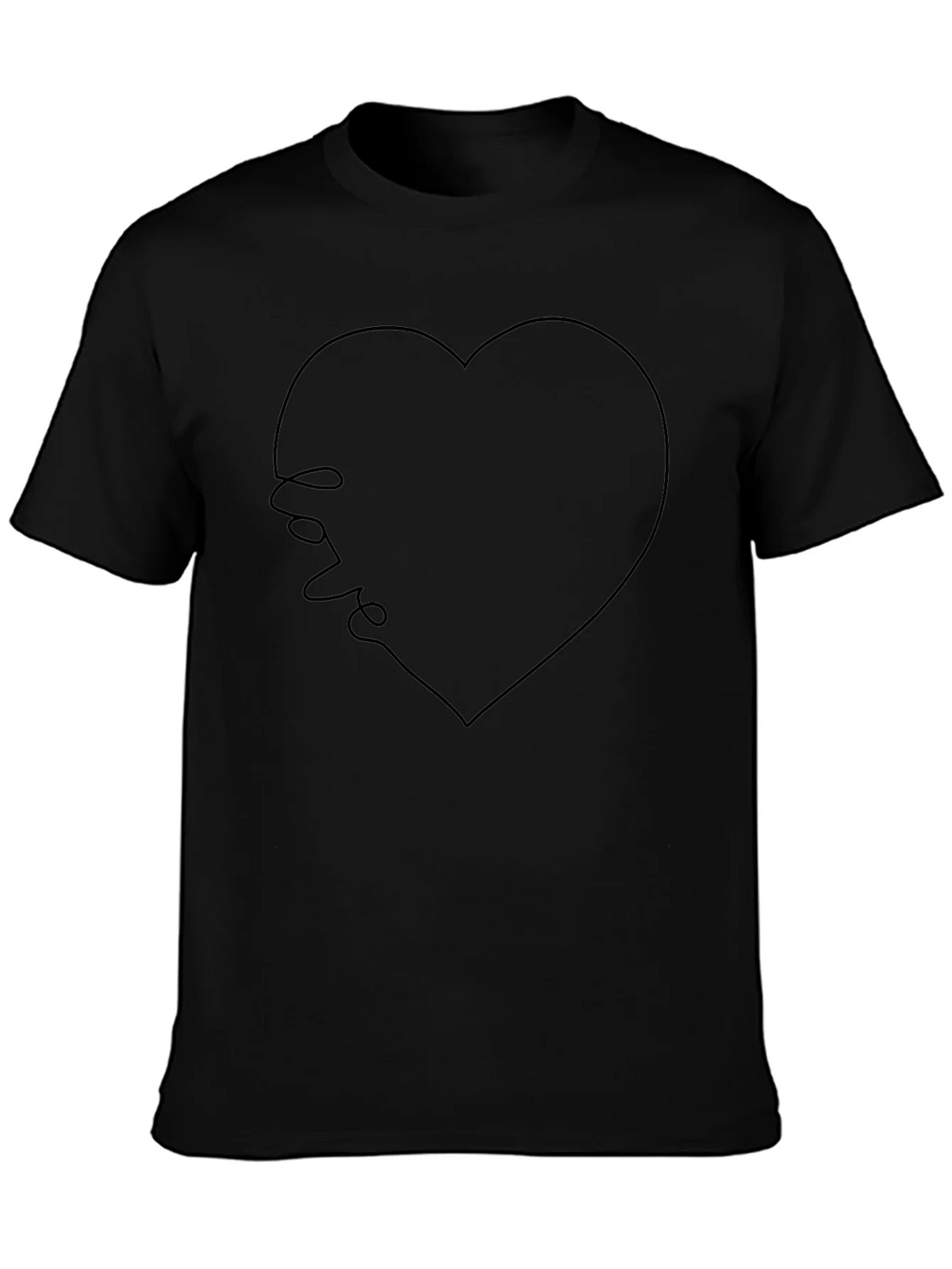Love Heart T-Shirt - Minimalist Design product image 3