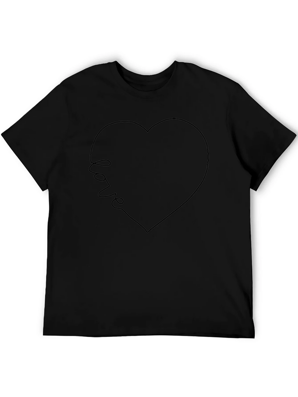 Love Heart T-Shirt - Minimalist Design product image 5