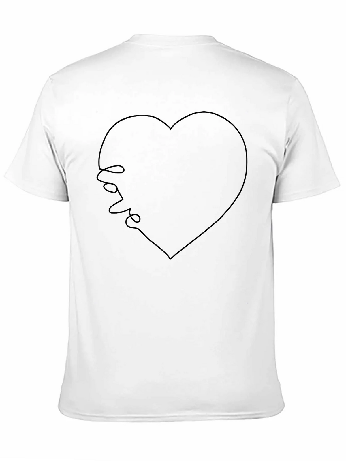 Love Heart T-Shirt - Minimalist Design product image 10