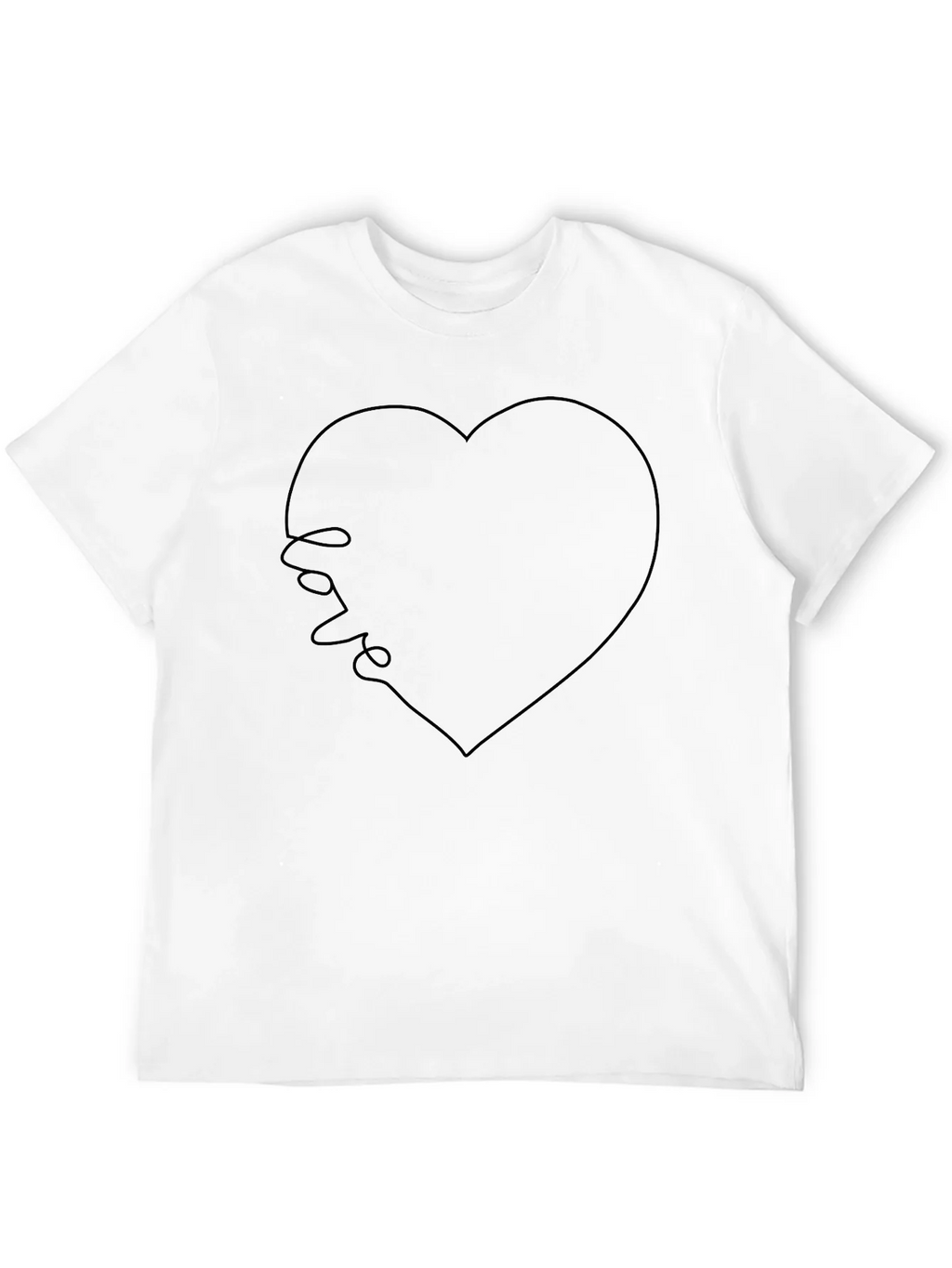 Love Heart T-Shirt - Minimalist Design product image 11