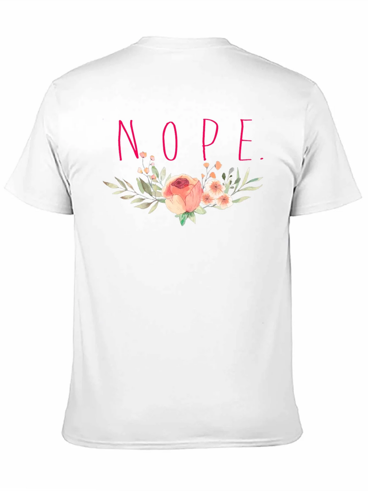 Floral Nope. Graphic Tee product image 10