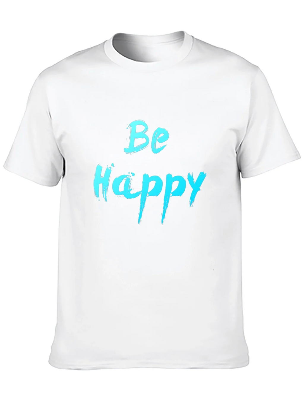 Be Happy Graphic Tee - Black Cotton Comfort product image 9