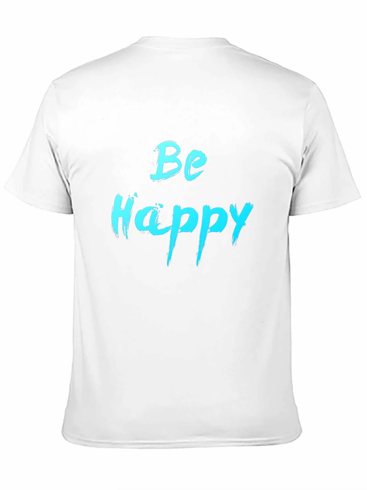 Be Happy Graphic Tee - Black Cotton Comfort product image 10