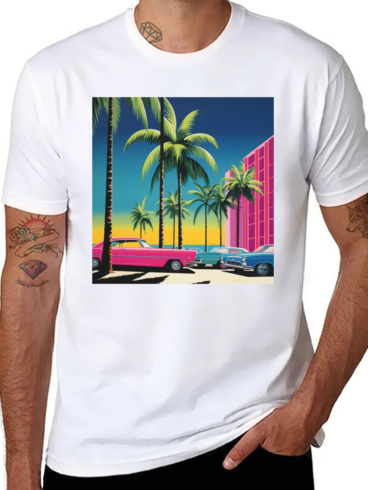 Retro Miami Vice Style T-Shirt product image 6