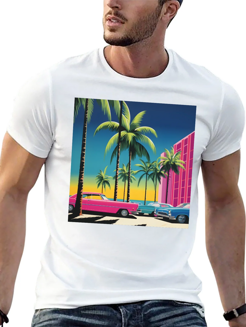 Retro Miami Vice Style T-Shirt product image 11
