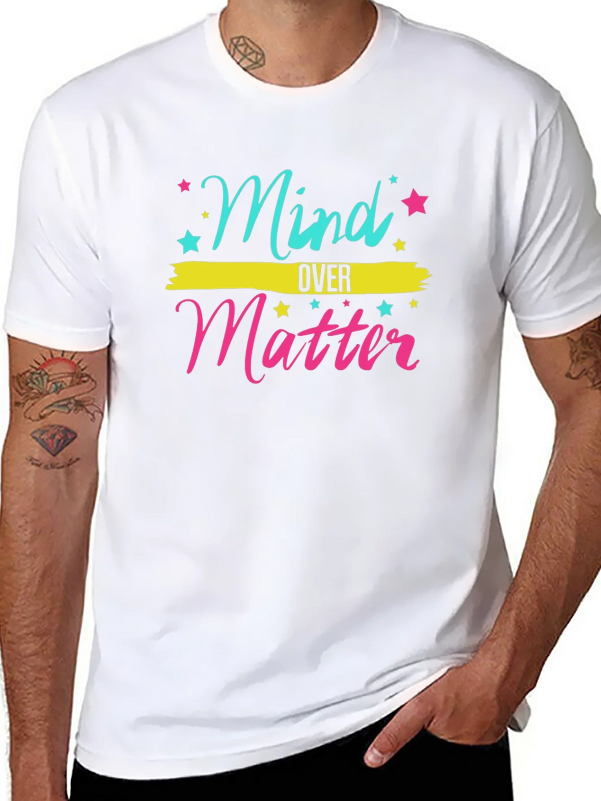 Mind Over Matter Graphic T-Shirt - Motivational Tee product image 6