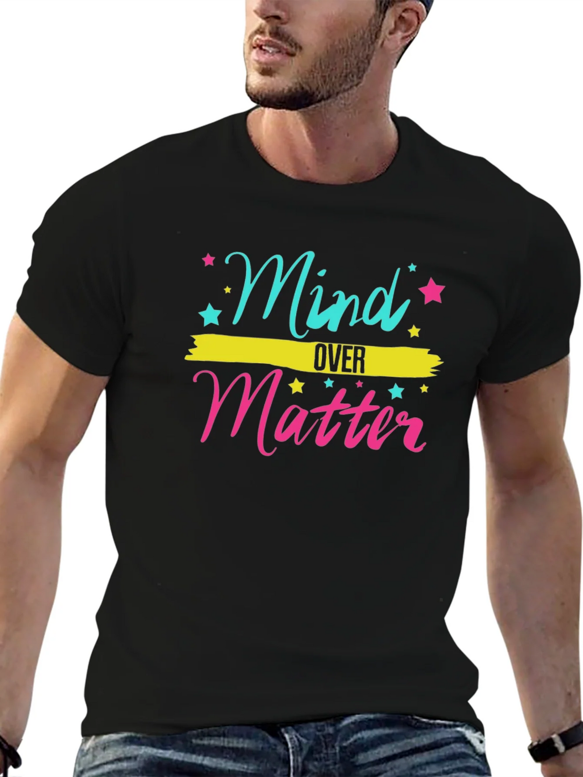 Mind Over Matter Graphic T-Shirt - Motivational Tee product image 5