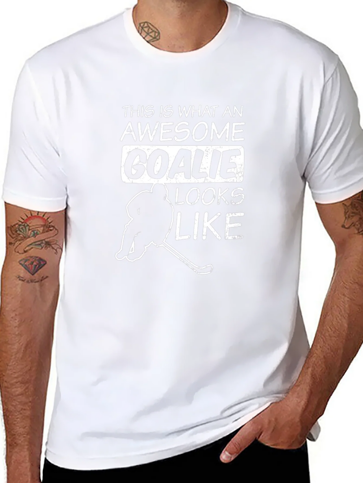 Awesome Goalie T-Shirt - Hockey Fan Apparel product image 7