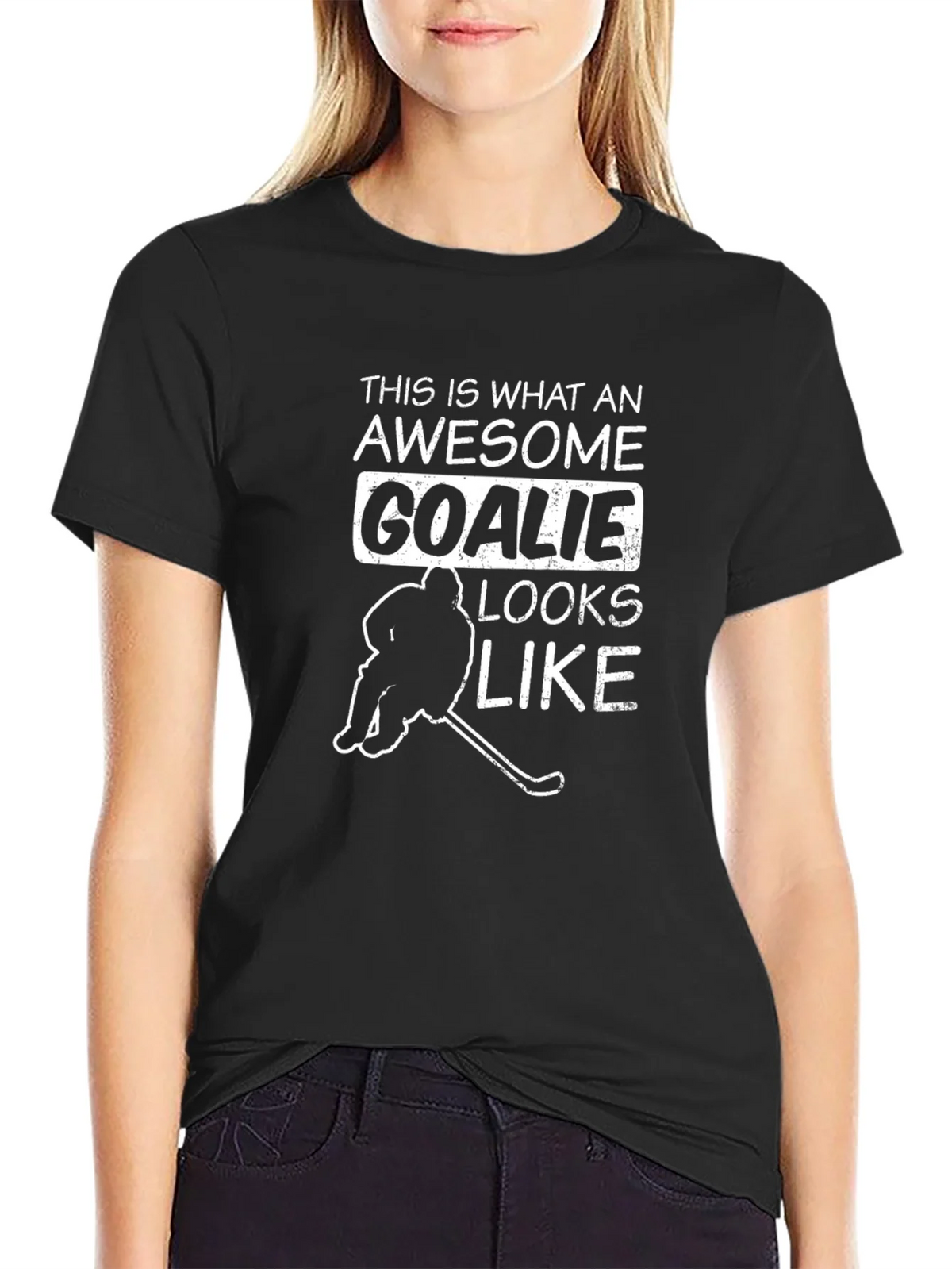 Awesome Goalie T-Shirt - Hockey Fan Apparel product image 2
