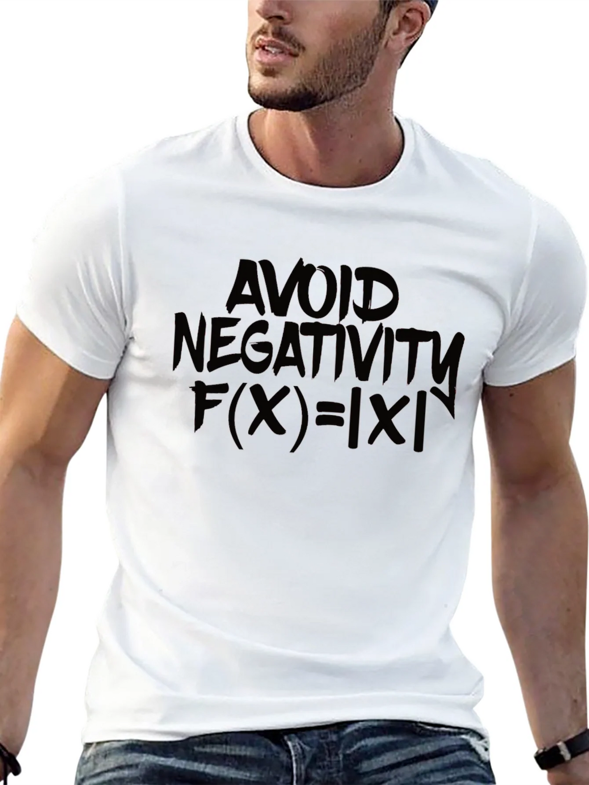 Avoid Negativity T-Shirt - Absolute Value Math Fun product image 12