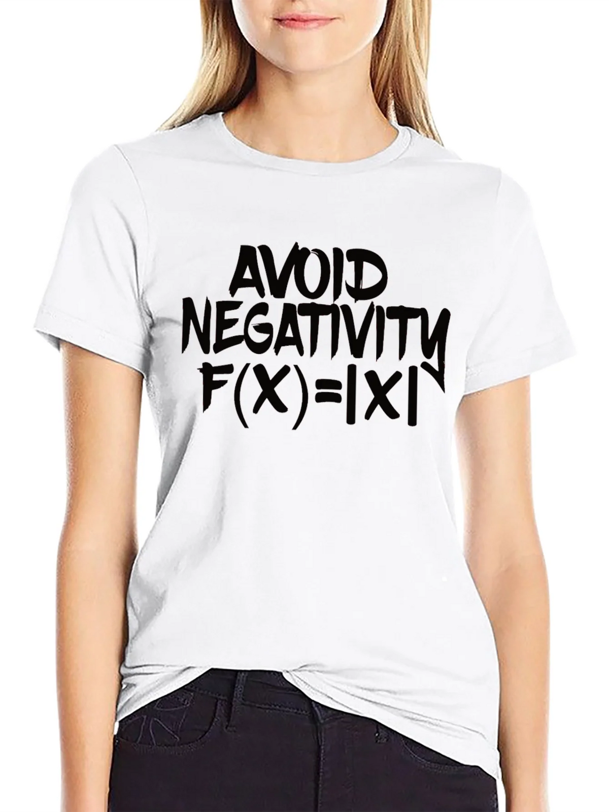 Avoid Negativity T-Shirt - Absolute Value Math Fun product image 8