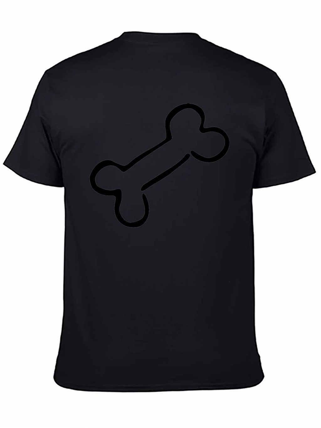Bone Graphic Black T-Shirt - Casual Cool Style product image 4
