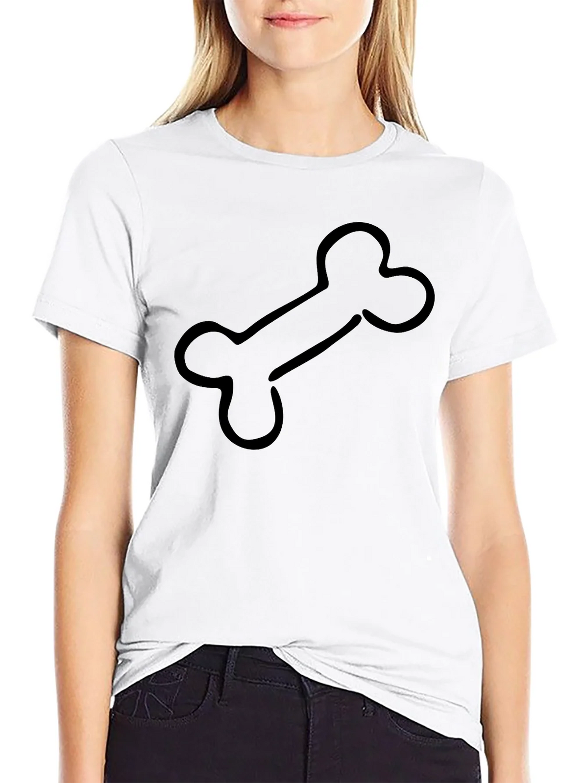 Bone Graphic Black T-Shirt - Casual Cool Style product image 8