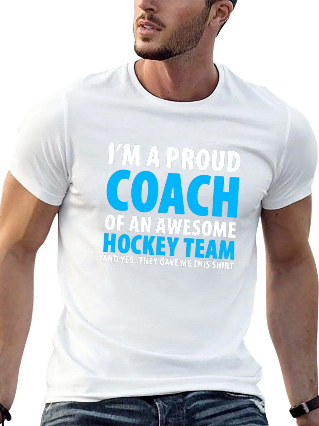 Proud Hockey Coach T-Shirt - Awesome Team Gift product image 11