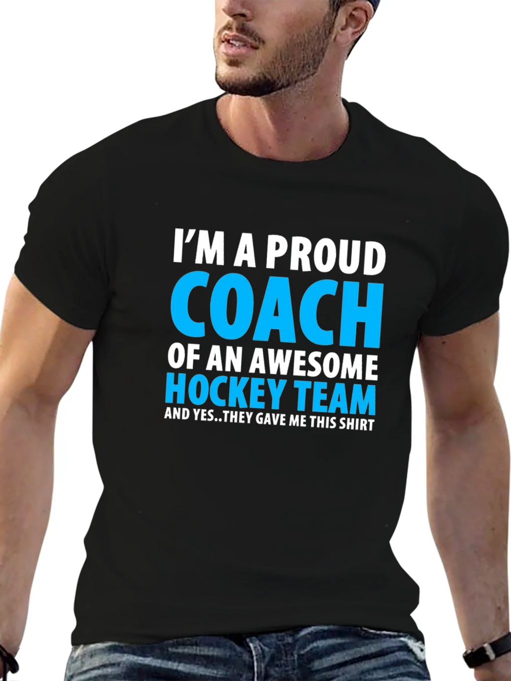 Proud Hockey Coach T-Shirt - Awesome Team Gift product image 5