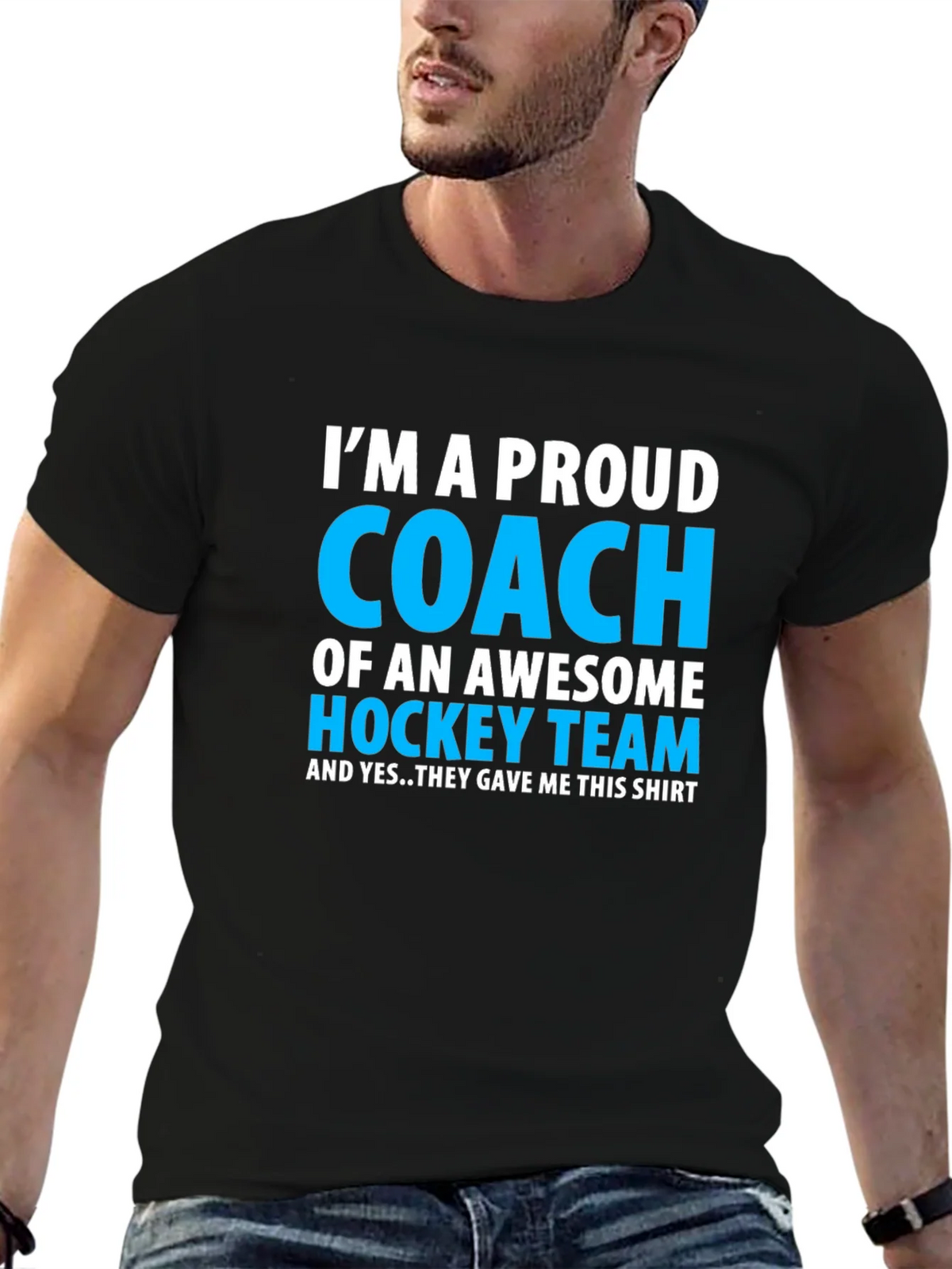 Proud Hockey Coach T-Shirt - Awesome Team Gift product image 5