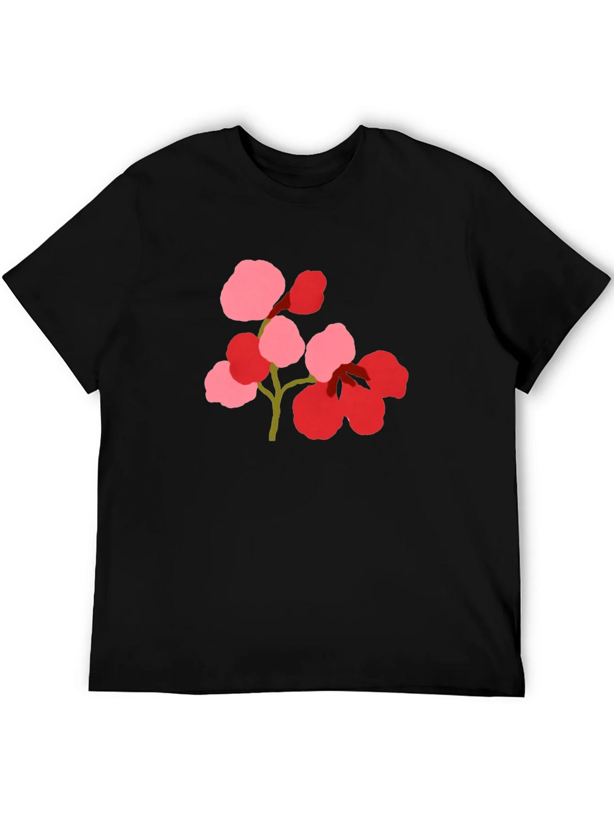 Floral Print Black Tee product image 5