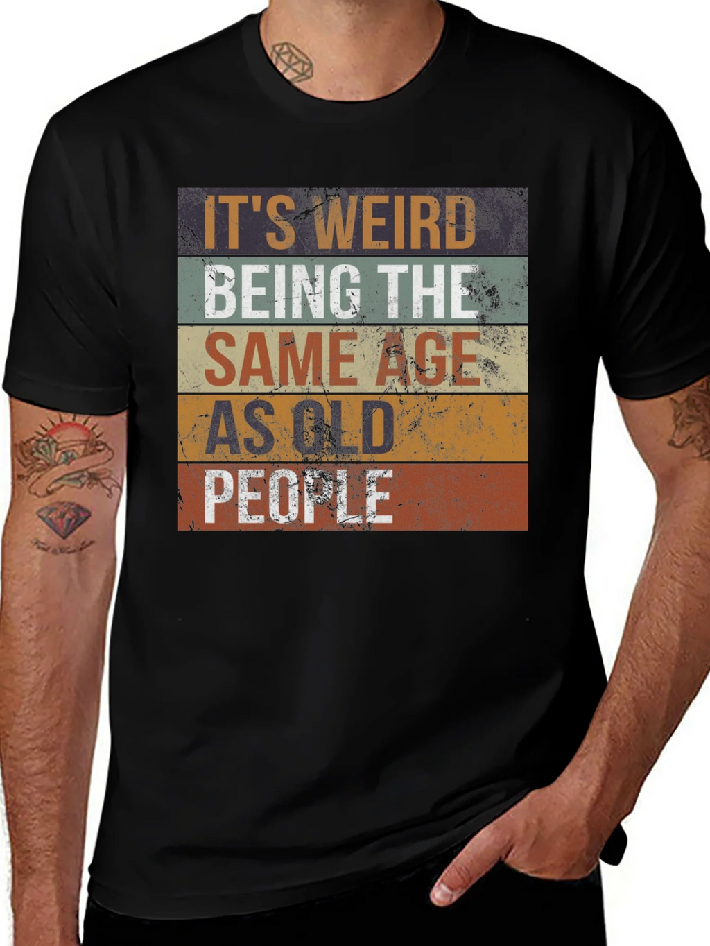 Funny Same Age as Old People Graphic T-Shirt product image 1