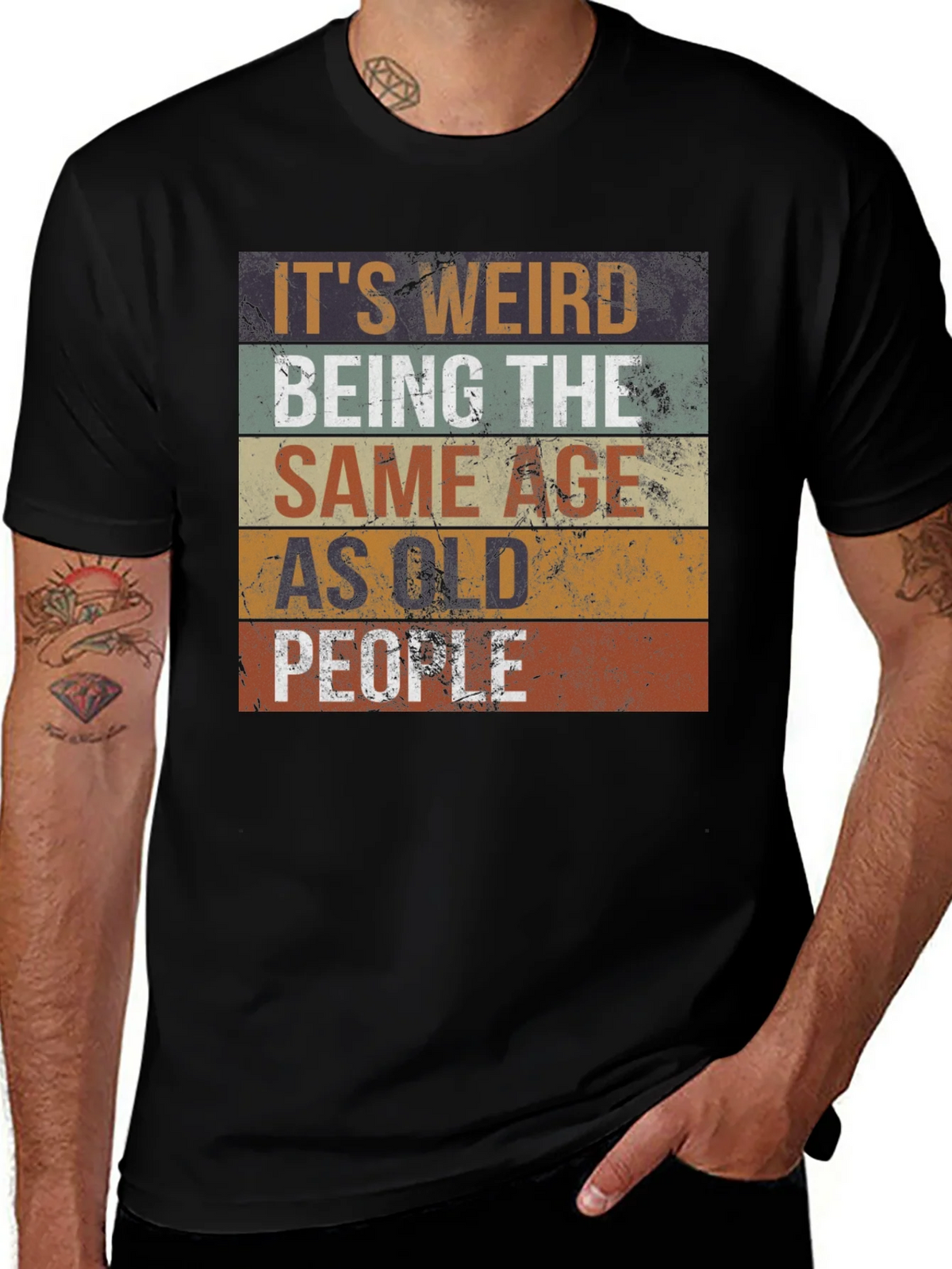 Funny Same Age as Old People Graphic T-Shirt product image 1