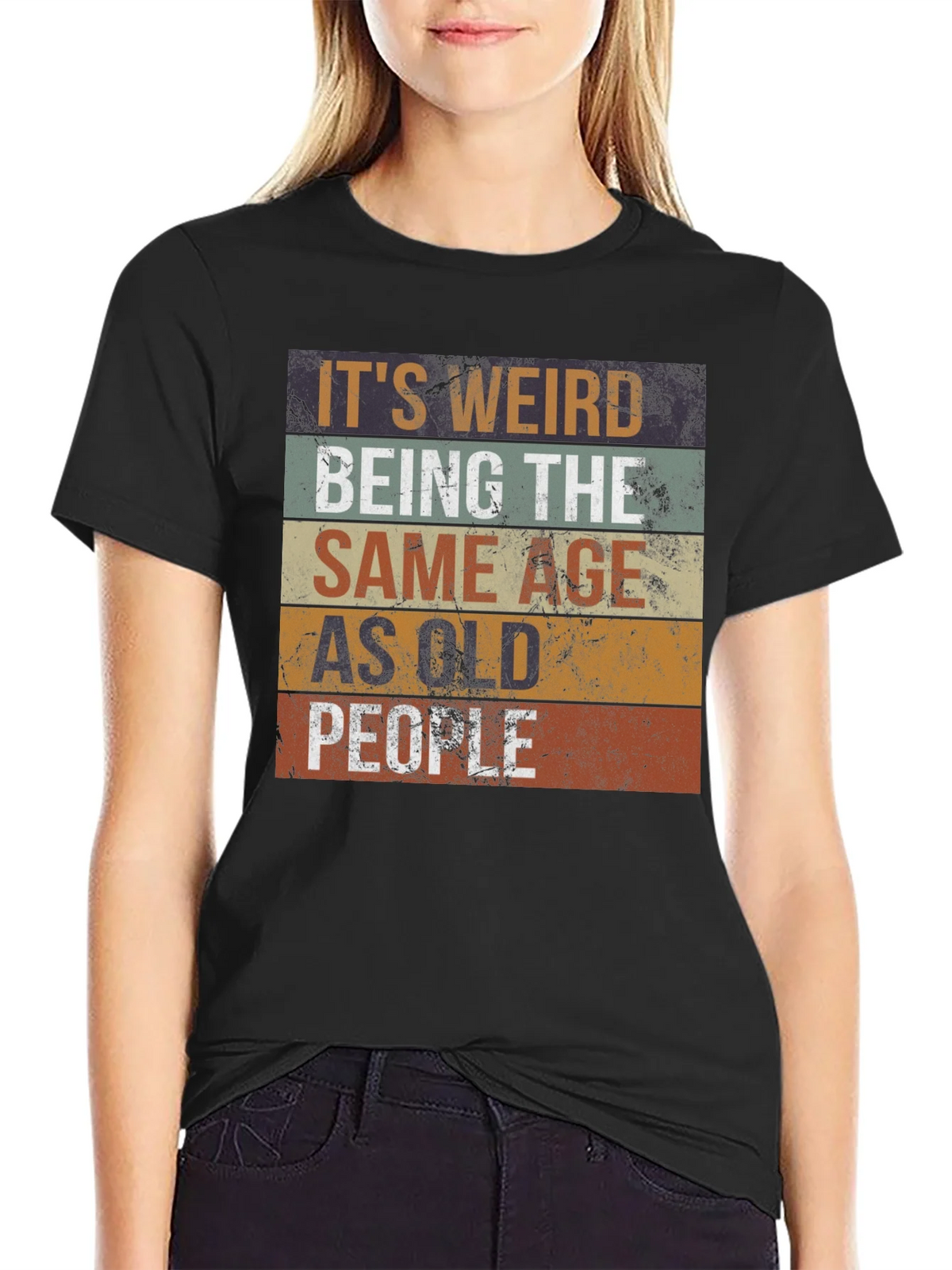 Funny Same Age as Old People Graphic T-Shirt product image 2