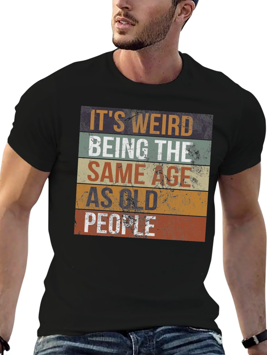 Funny Same Age as Old People Graphic T-Shirt product image 6