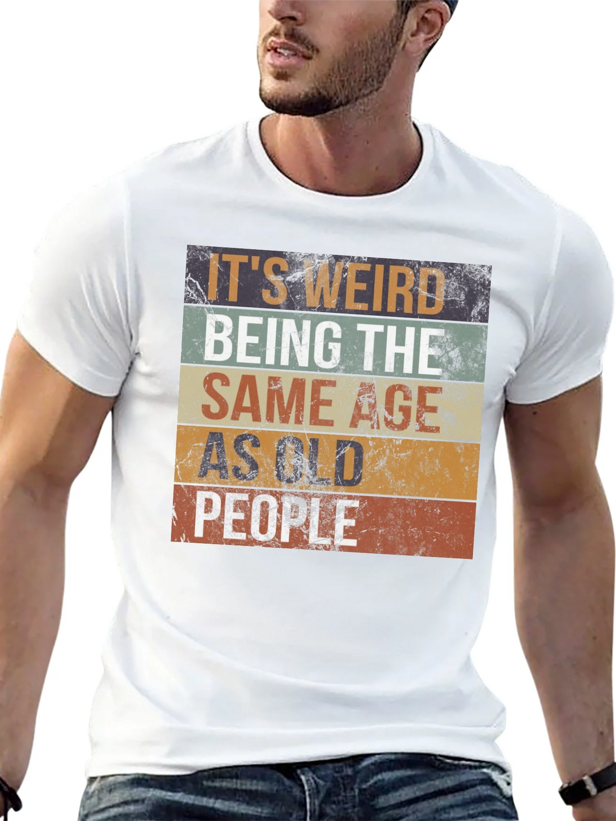 Funny Same Age as Old People Graphic T-Shirt product image 12