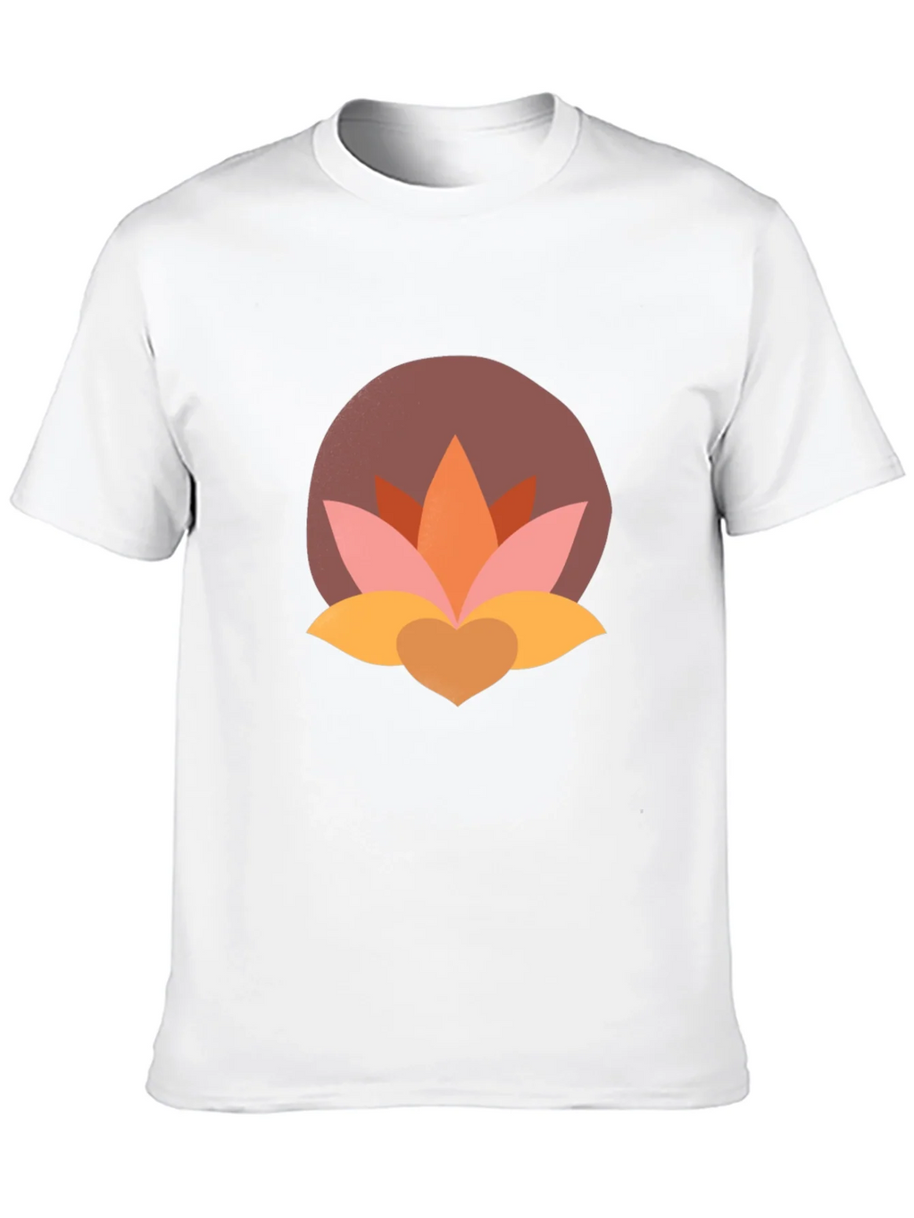 Lotus Flower Graphic Tee - Modern Black T-Shirt product image 7