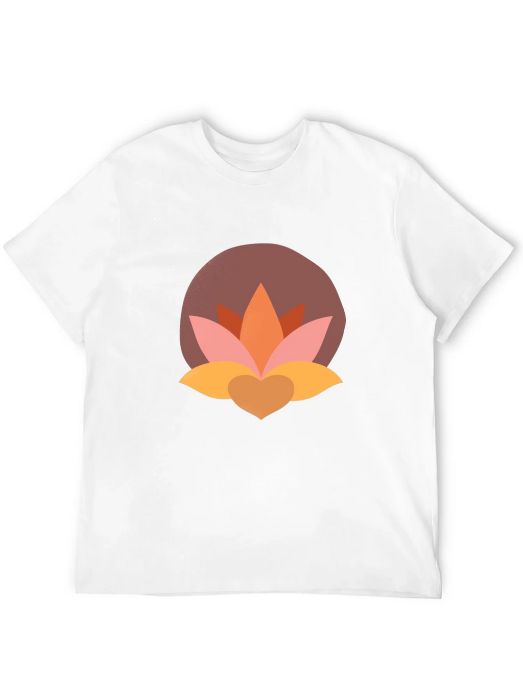 Lotus Flower Graphic Tee - Modern Black T-Shirt product image 9