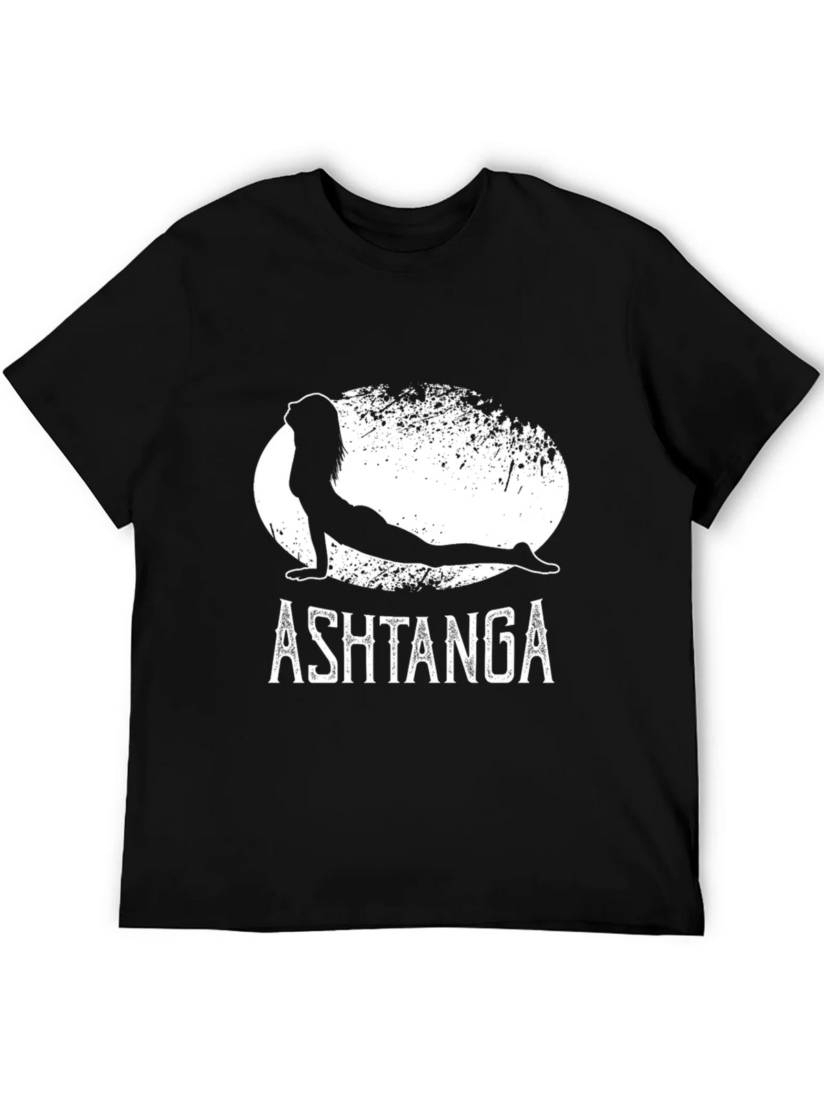 Ashtanga Yoga T-Shirt - Black Graphic Tee product image 5