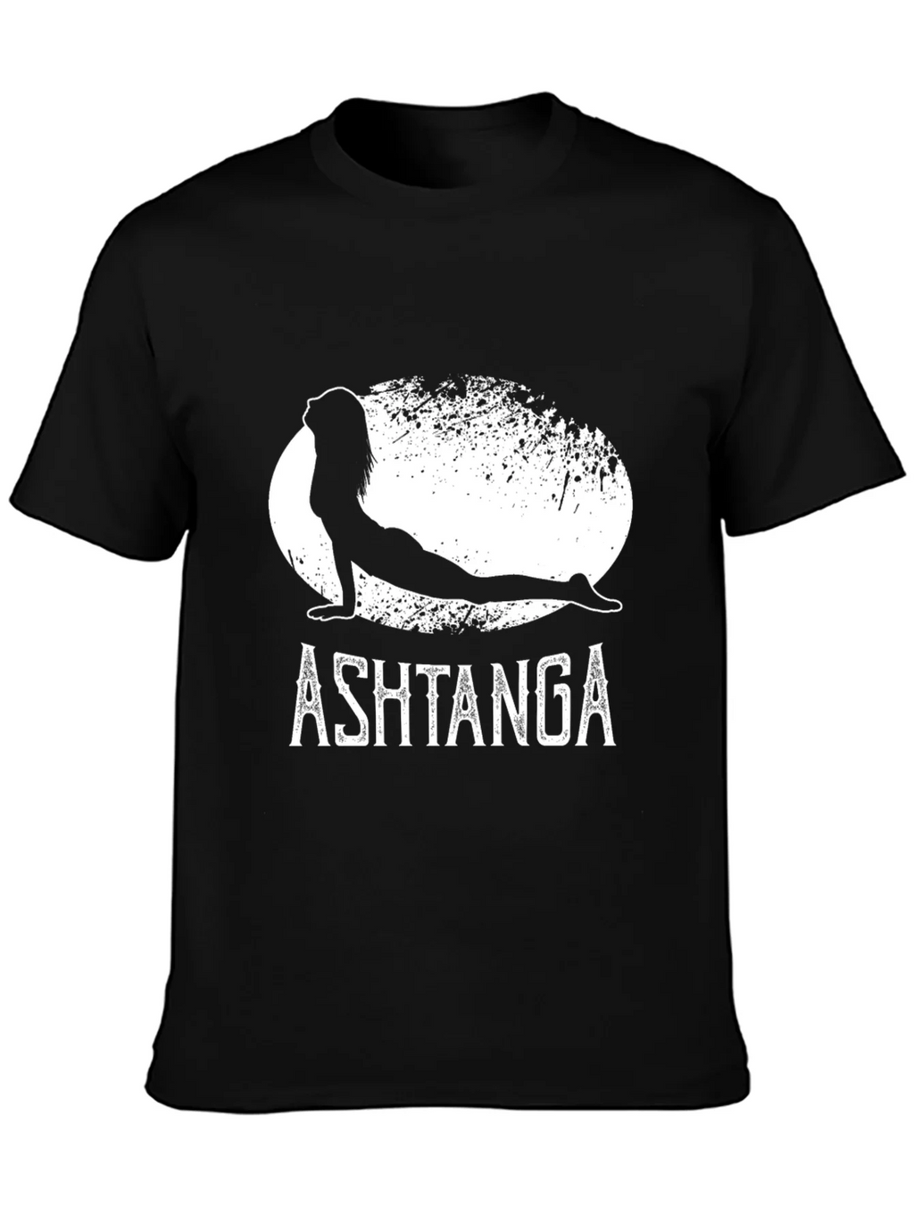 Ashtanga Yoga T-Shirt - Black Graphic Tee product image 3