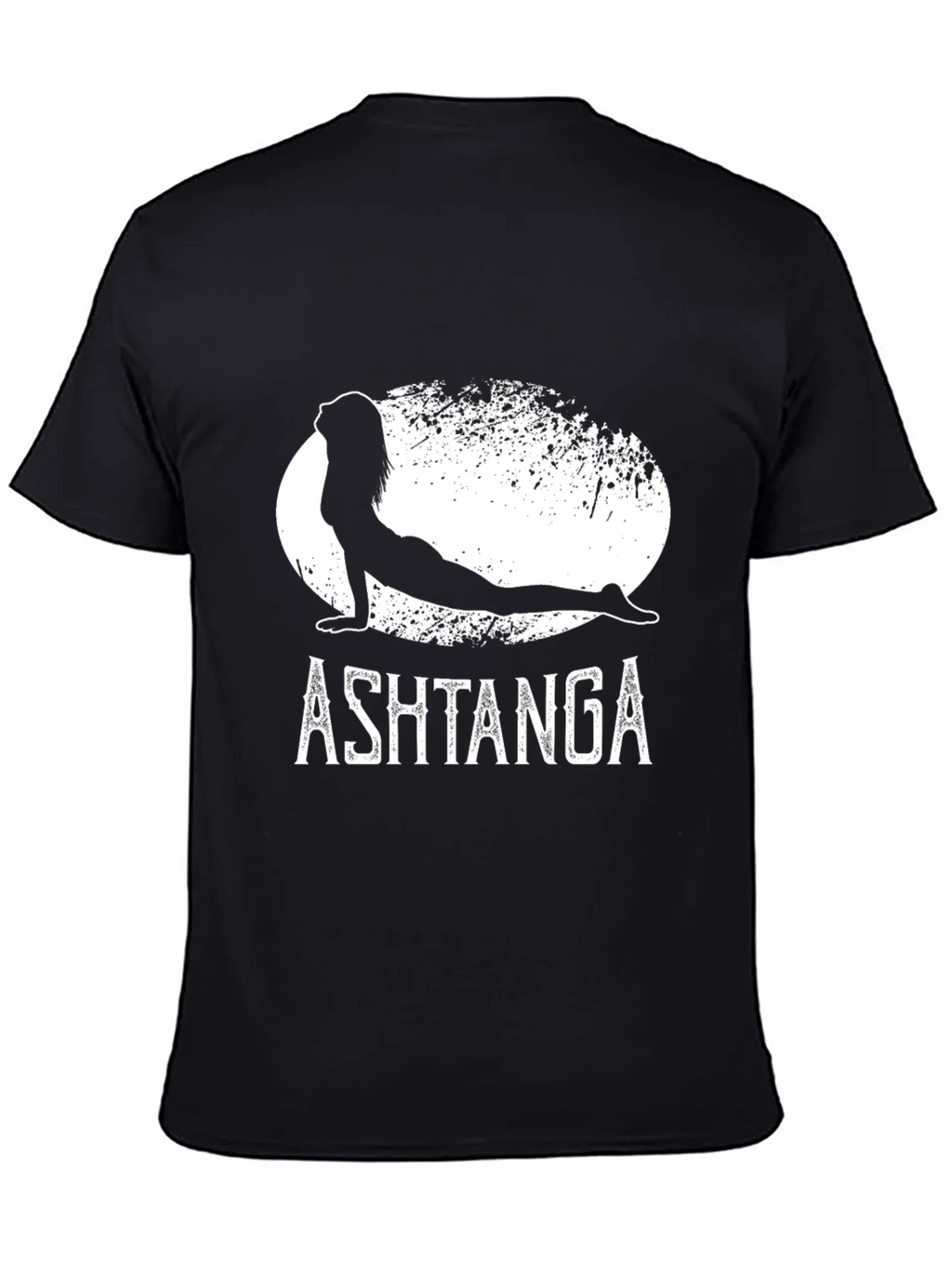 Ashtanga Yoga T-Shirt - Black Graphic Tee product image 4