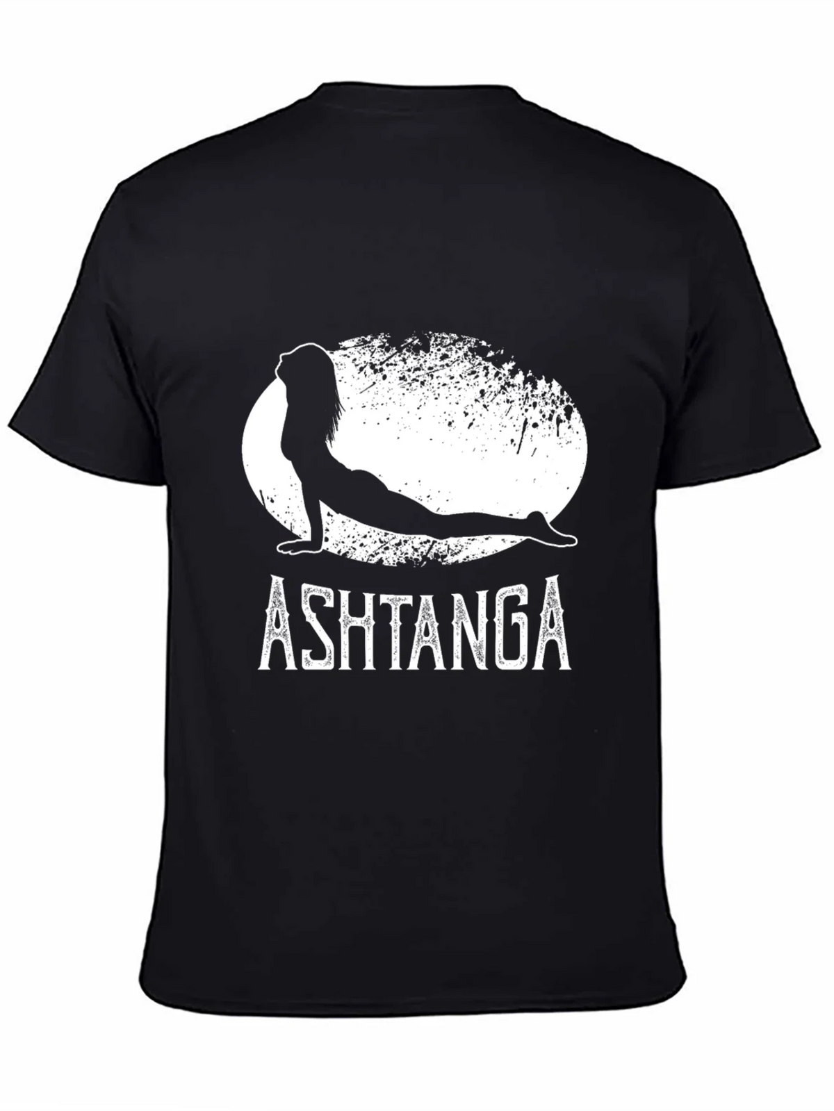 Ashtanga Yoga T-Shirt - Black Graphic Tee product image 4