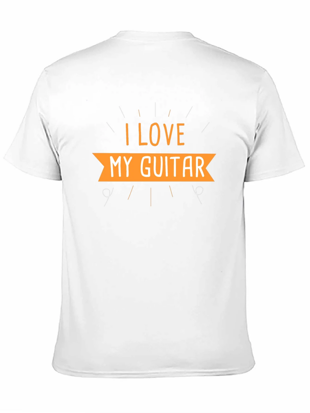 I Love My Guitar Black T-Shirt product image 9