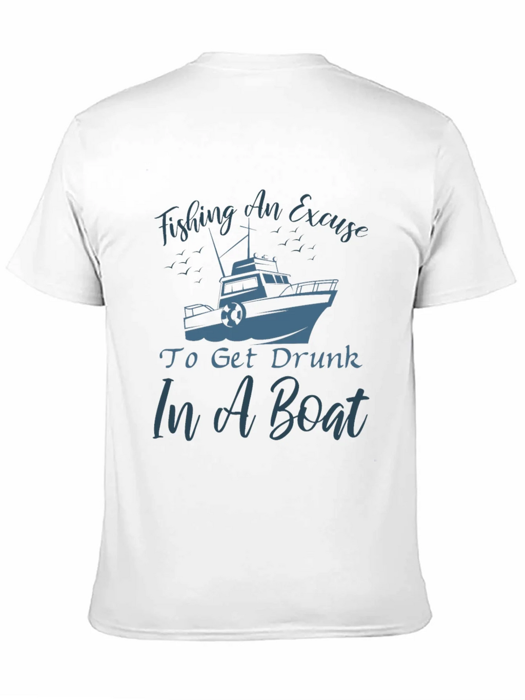 Fishing Boat Graphic Tee - Get Drunk In A product image 10