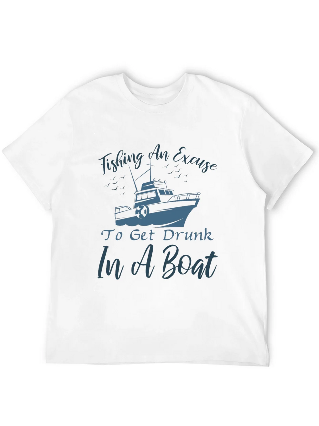 Fishing Boat Graphic Tee - Get Drunk In A product image 11