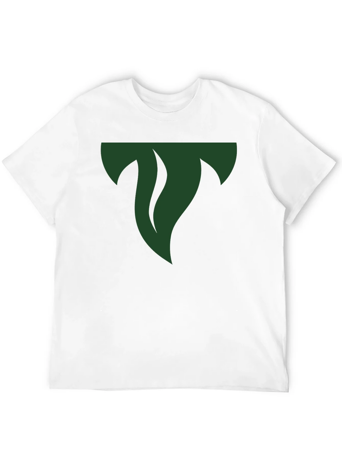 Mens Black Tee with Abstract Green Logo product image 6